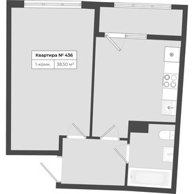 Квартира 38,5 м², 1-комнатная - изображение 1