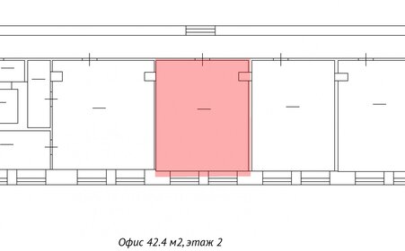 42,4 м², офис - изображение 2