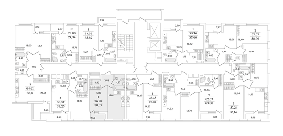 Квартира 38,2 м², 1-комнатная - изображение 2