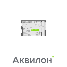 Квартира 31,9 м², студия - изображение 1