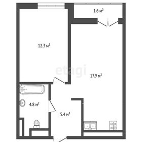 Квартира 40,1 м², 1-комнатная - изображение 1