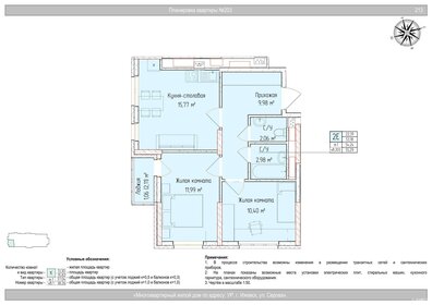 Квартира 54,2 м², 3-комнатная - изображение 1