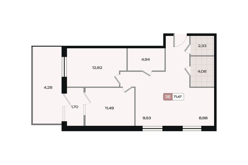 82,3 м², 3-комнатная квартира 8 300 000 ₽ - изображение 92