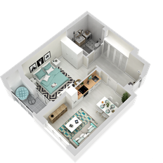 Квартира 42,9 м², 1-комнатная - изображение 5