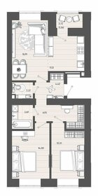 Квартира 70,3 м², 3-комнатная - изображение 2
