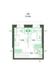 Квартира 84,6 м², 3-комнатная - изображение 3