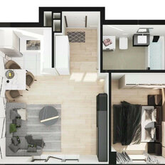 Квартира 42,7 м², 2-комнатная - изображение 2