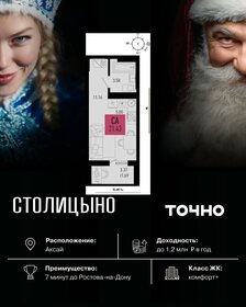 Квартира 21,4 м², студия - изображение 1