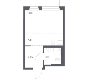 Квартира 22,6 м², студия - изображение 1
