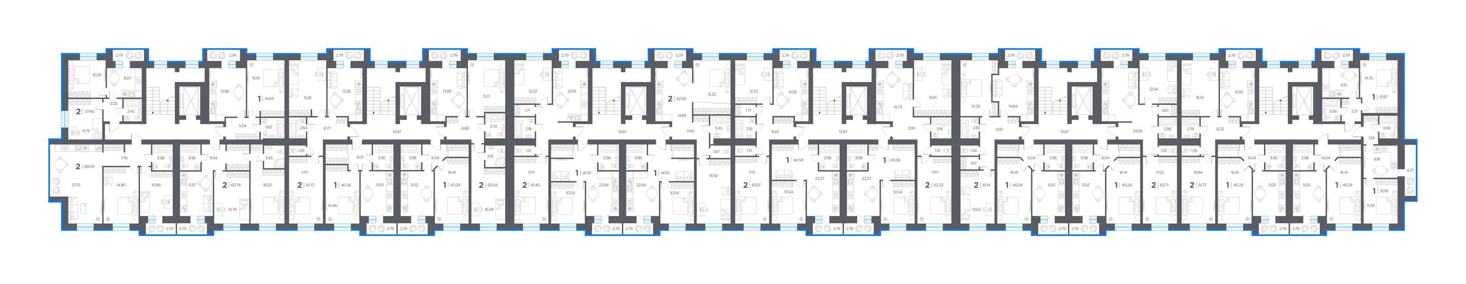 60,5 м², 2-комнатная квартира 8 496 035 ₽ - изображение 8
