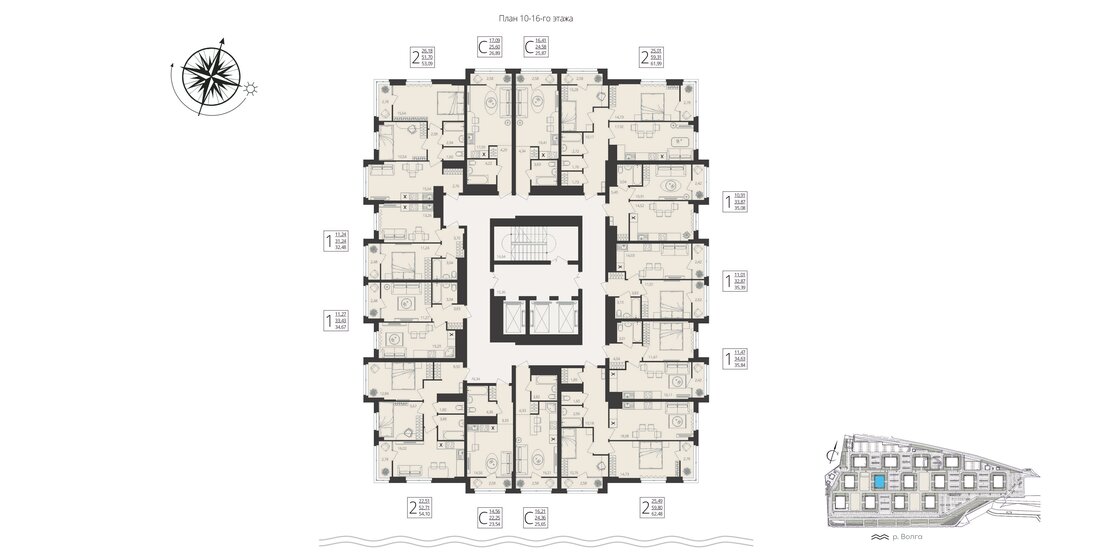 26,9 м², квартира-студия 4 449 000 ₽ - изображение 13