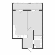 Квартира 41,3 м², 1-комнатная - изображение 3