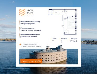 Квартира 105,4 м², 3-комнатная - изображение 1