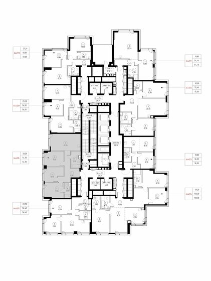 93,6 м², 3-комнатная квартира 33 000 000 ₽ - изображение 101