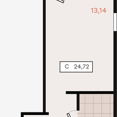 Квартира 24,7 м², студия - изображение 2