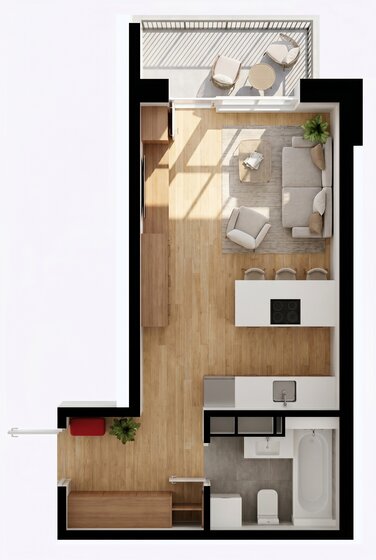35 м², 1-комнатная квартира 5 635 000 ₽ - изображение 15