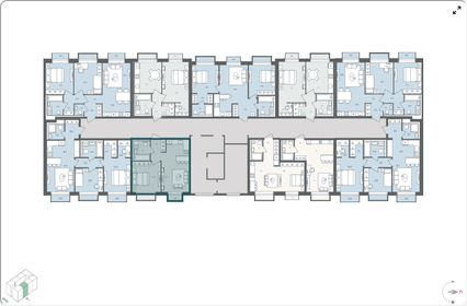 Квартира 36,8 м², 1-комнатная - изображение 2