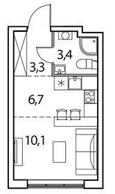Квартира 24 м², 1-комнатная - изображение 1