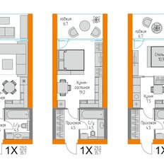 Квартира 35,4 м², студия - изображение 3