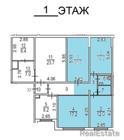 3-комн. кв., Бибирево