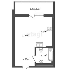 Квартира 30,6 м², студия - изображение 1