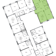 Квартира 81 м², 3-комнатная - изображение 2