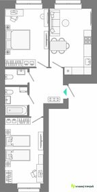 Квартира 60,3 м², 2-комнатная - изображение 1