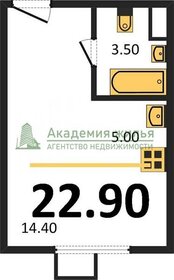 Квартира 23 м², студия - изображение 1