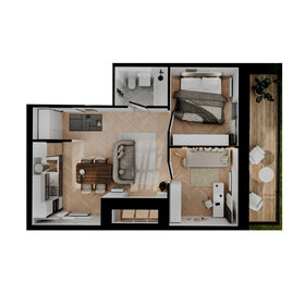 Квартира 52,1 м², 3-комнатная - изображение 2