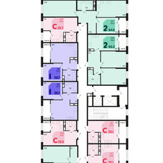 Квартира 66,6 м², 2-комнатная - изображение 2