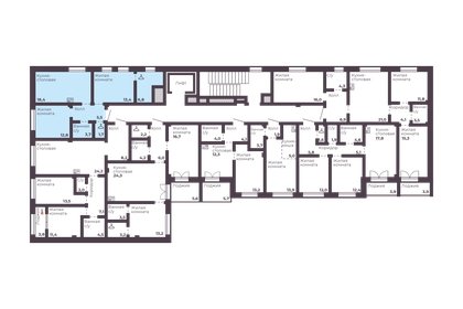 Квартира 62,3 м², 2-комнатная - изображение 4