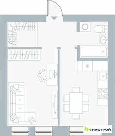 Квартира 37,1 м², 1-комнатная - изображение 1