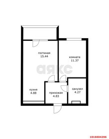 Квартира 41,8 м², 2-комнатная - изображение 1
