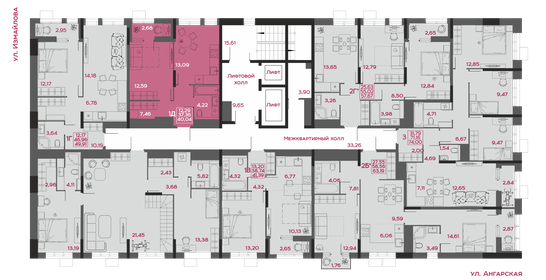Квартира 40 м², 1-комнатная - изображение 2