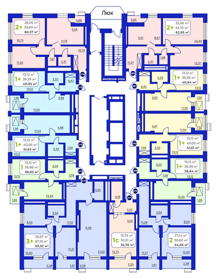 104 м², 4-комнатная квартира 14 000 000 ₽ - изображение 94