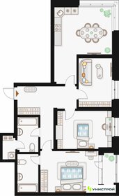 Квартира 97,5 м², 3-комнатная - изображение 1