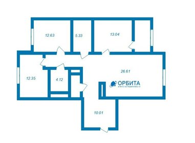 Квартира 90,6 м², 3-комнатная - изображение 1