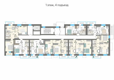 Квартира 31,6 м², 1-комнатная - изображение 2