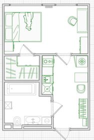 Квартира 29,8 м², 1-комнатные - изображение 1