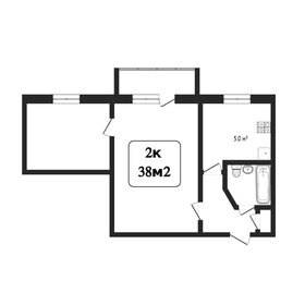 Квартира 38 м², 2-комнатная - изображение 3