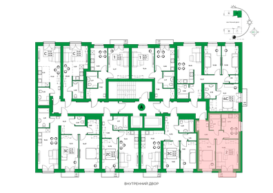 Квартира 45,4 м², 2-комнатная - изображение 2