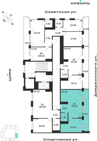 Квартира 70,2 м², 1-комнатная - изображение 2