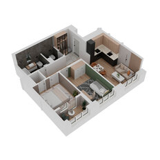 Квартира 60,6 м², 2-комнатная - изображение 3