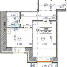 Квартира 44 м², 1-комнатная - изображение 2