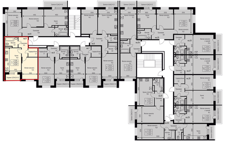 Квартира 42,4 м², 1-комнатная - изображение 2