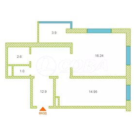 Квартира 52 м², 2-комнатная - изображение 4