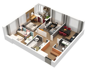 Квартира 73,6 м², 3-комнатная - изображение 2