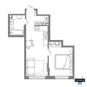 Квартира 39,3 м², 2-комнатная - изображение 2