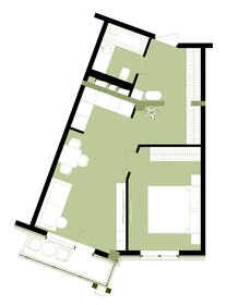 Квартира 49,7 м², 1-комнатные - изображение 1