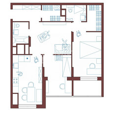 Квартира 80 м², 2-комнатная - изображение 4